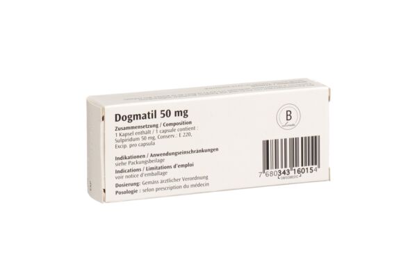 Dogmatil caps 50 mg 30 pce