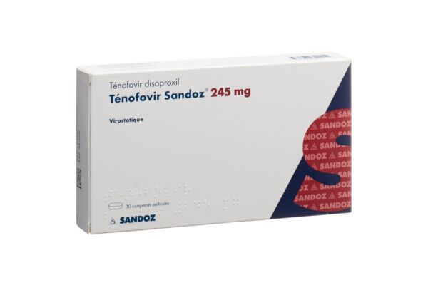 Ténofovir Sandoz cpr pell 245 mg 30 pce