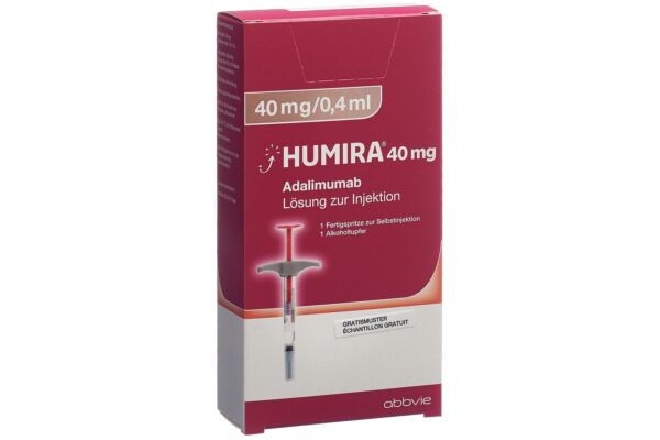 Humira sol inj 40 mg/0.4ml seringue préremplie 0.4 ml
