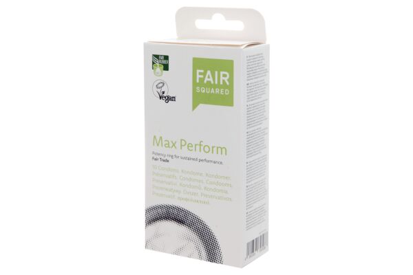 Fairsquared préservatif Max Perform vegan 10 pce