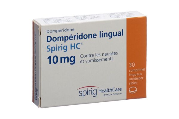 Dompéridone lingual Spirig HC cpr orodisp 10 mg 30 pce
