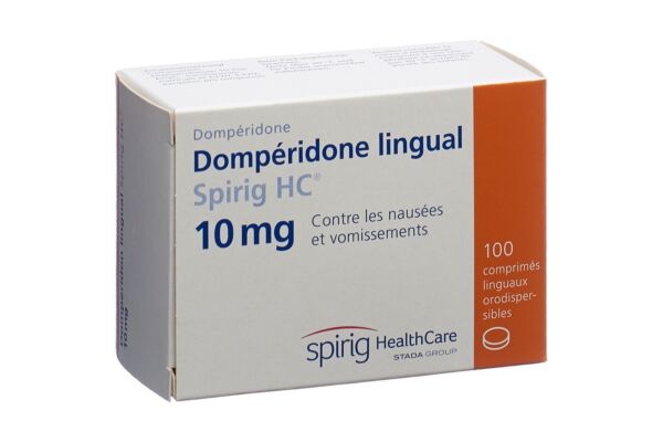 Dompéridone lingual Spirig HC cpr orodisp 10 mg 100 pce