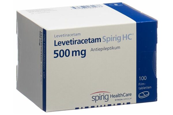 Levetiracetam Spirig HC Filmtabl 500 mg 100 Stk