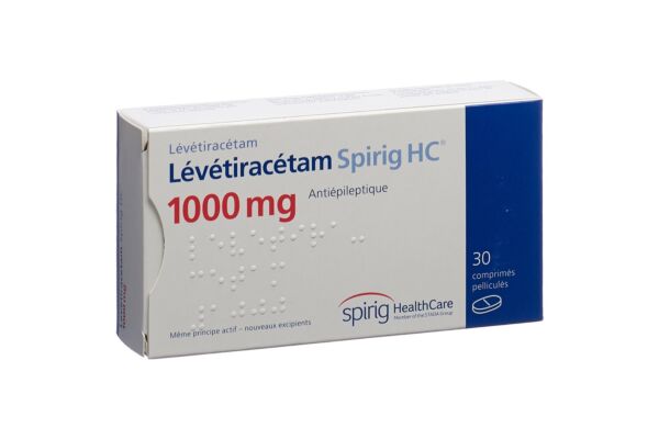 Levetiracetam Spirig HC Filmtabl 1000 mg 30 Stk
