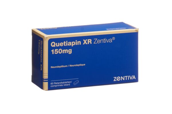 Quetiapin XR Zentiva Ret Tabl 150 mg 60 Stk
