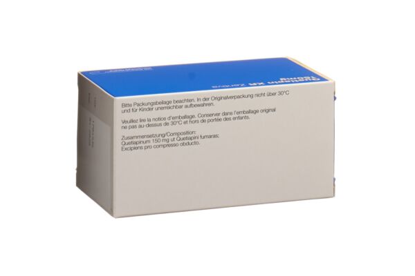 Quetiapin XR Zentiva Ret Tabl 150 mg 100 Stk