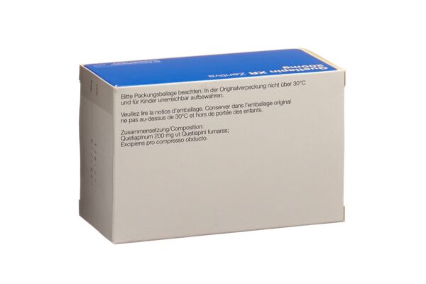 Quetiapin XR Zentiva Ret Tabl 200 mg 60 Stk