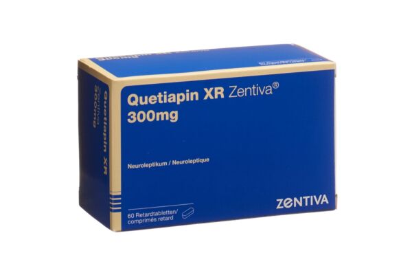 Quetiapin XR Zentiva Ret Tabl 300 mg 60 Stk