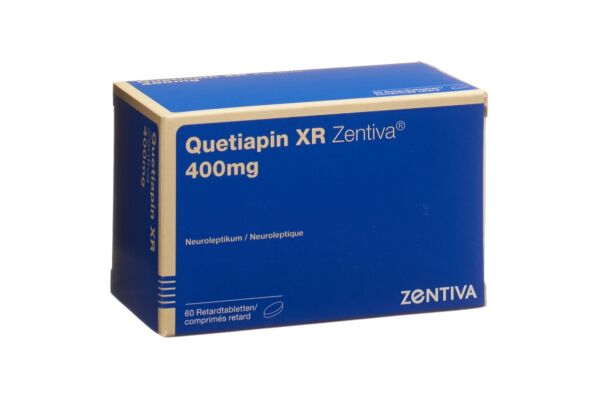 Quetiapin XR Zentiva Ret Tabl 400 mg 60 Stk