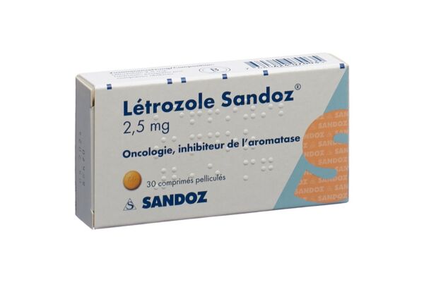 Létrozole Sandoz cpr pell 2.5 mg 30 pce
