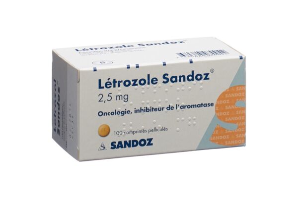 Létrozole Sandoz cpr pell 2.5 mg 100 pce