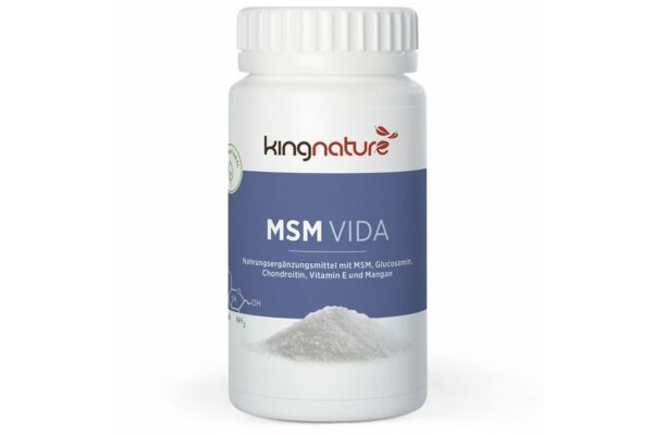 Kingnature MSM Vida caps 860 mg bte 60 pce