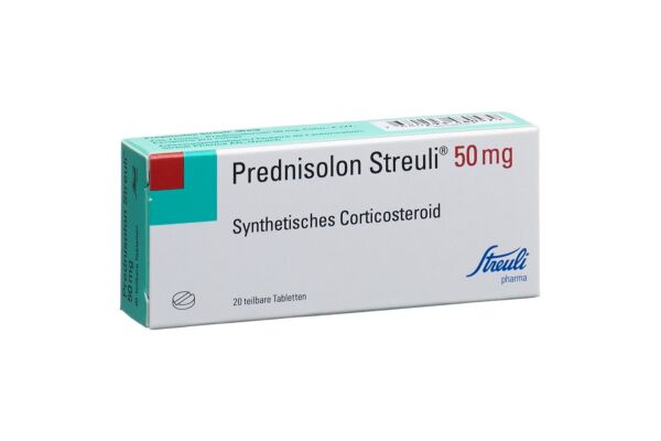 Prednisolon Streuli Tabl 50 mg 20 Stk
