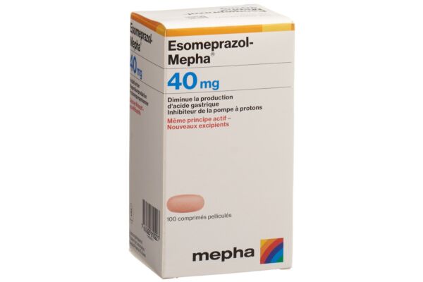 Esomeprazol-Mepha cpr pell 40 mg bte 100 pce
