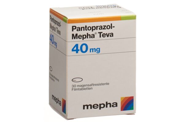 Pantoprazol-Mepha Teva cpr pell 40 mg bte 30 pce