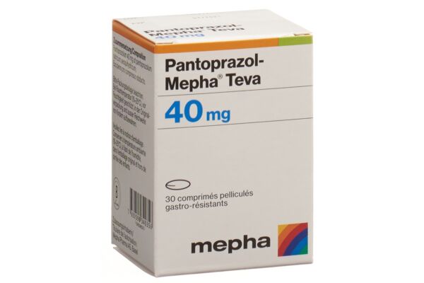 Pantoprazol-Mepha Teva cpr pell 40 mg bte 30 pce