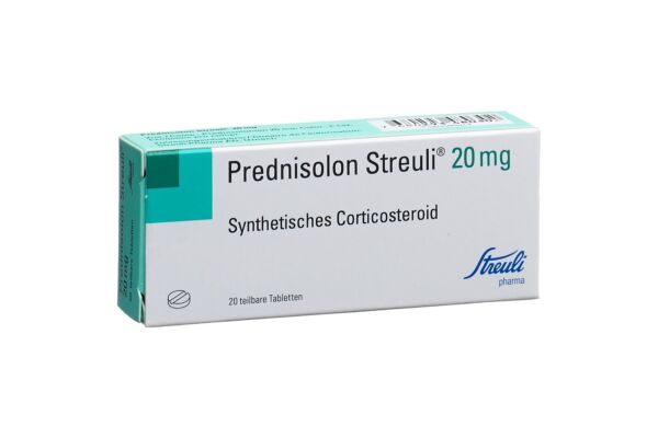 Prednisolon Streuli Tabl 20 mg 20 Stk