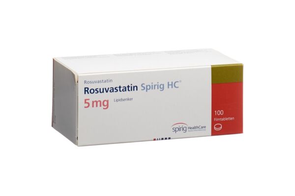 Rosuvastatin Spirig HC Filmtabl 5 mg 100 Stk