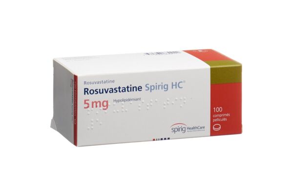 Rosuvastatin Spirig HC Filmtabl 5 mg 100 Stk