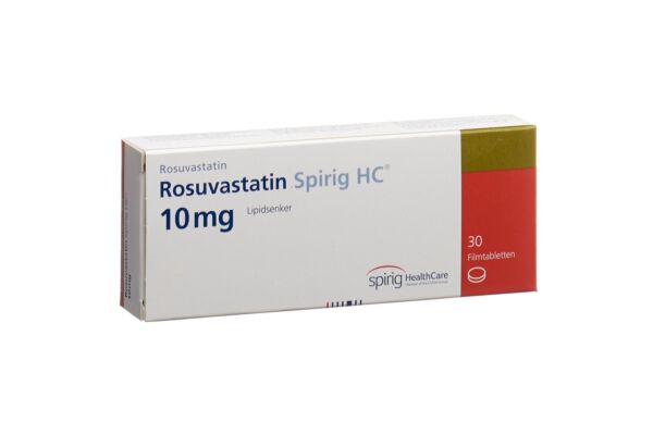 Rosuvastatine Spirig HC cpr pell 10 mg 30 pce