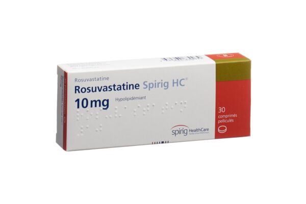 Rosuvastatin Spirig HC Filmtabl 10 mg 30 Stk