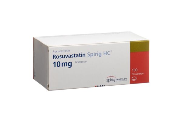 Rosuvastatine Spirig HC cpr pell 10 mg 100 pce