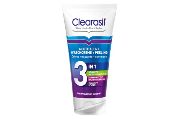Clearasil Multitalent Waschcreme & Peeling 150 ml