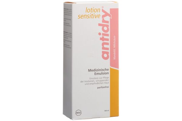 antidry lotion sensitive émuls sans parfum fl 500 ml