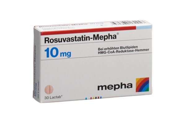 Rosuvastatin-Mepha cpr pell 10 mg 30 pce