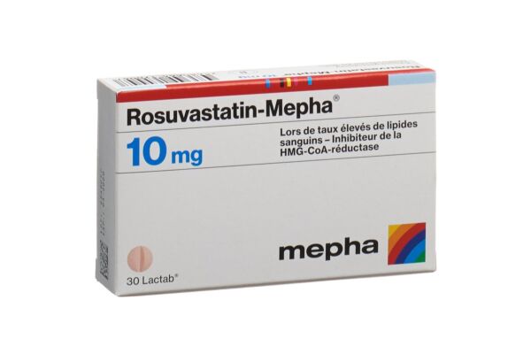 Rosuvastatin-Mepha cpr pell 10 mg 30 pce