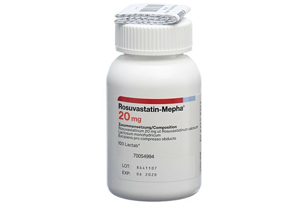 Rosuvastatin-Mepha cpr pell 20 mg 100 pce