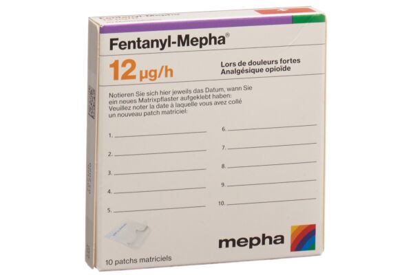 Fentanyl-Mepha Matrixpfl 12 mcg/h 10 Stk