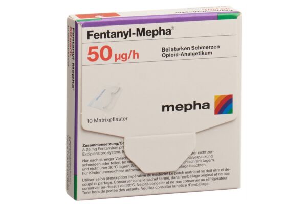 Fentanyl-Mepha Matrixpfl 50 mcg/h 10 Stk