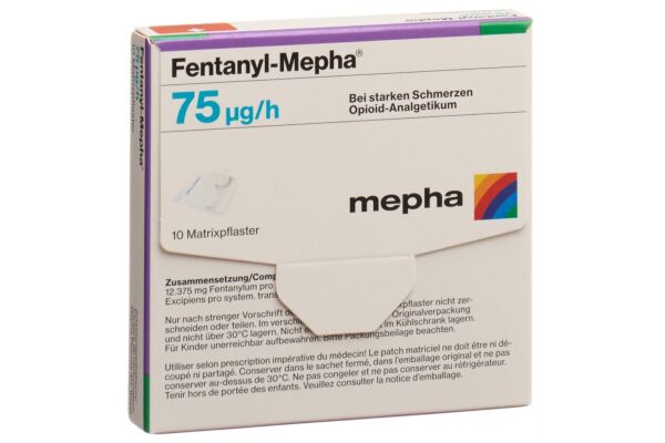 Fentanyl-Mepha Matrixpfl 75 mcg/h 10 Stk