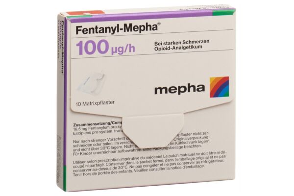 Fentanyl-Mepha Matrixpfl 100 mcg/h 10 Stk