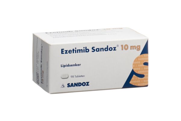 Ezetimib Sandoz Tabl 10 mg 98 Stk