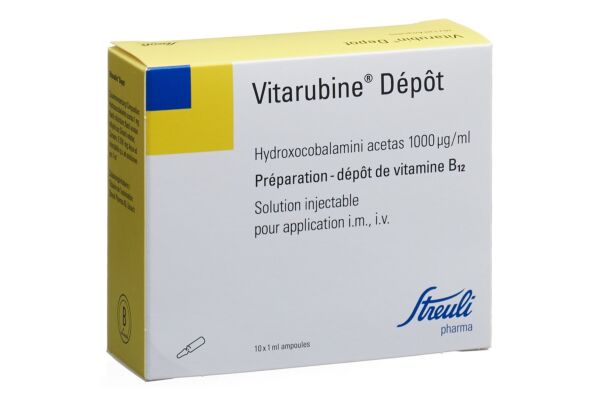 Vitarubin Depot Inj Lös 1 mg/ml 10 Amp 1 ml