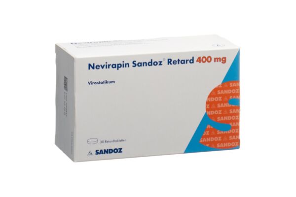 Nevirapin Sandoz Ret Tabl 400 mg 30 Stk