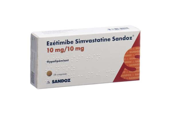 Ezétimibe Simvastatine Sandoz cpr 10/10 mg 28 pce