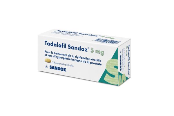 Tadalafil Sandoz cpr pell 5 mg 28 pce