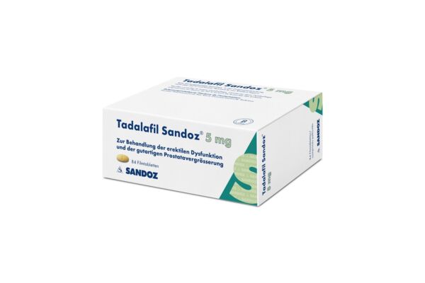 Tadalafil Sandoz cpr pell 5 mg 84 pce