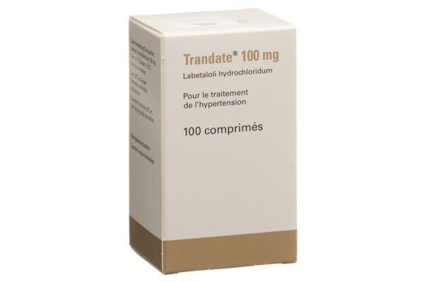 Trandate cpr 100 mg bte 100 pce