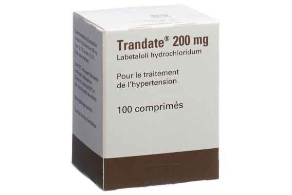 Trandate Tabl 200 mg Ds 100 Stk