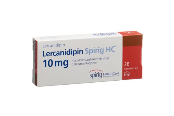 Lercanidipin Spirig HC cpr pell 10 mg 28 pce