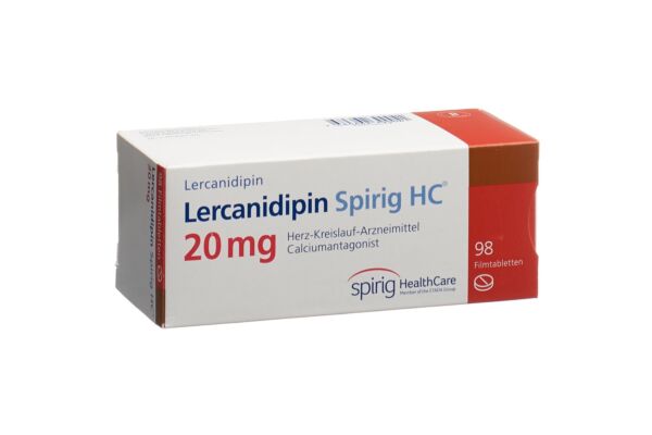 Lercanidipin Spirig HC cpr pell 20 mg 98 pce