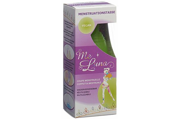 Me Luna Coupe menstruelle Classic S anneau vert