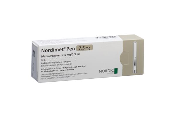 Nordimet sol inj 7.5 mg/0.3ml stylo prérempli