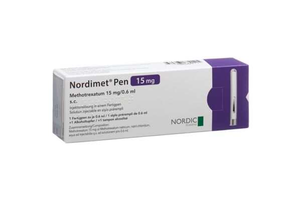 Nordimet sol inj 15 mg/0.6ml stylo prérempli