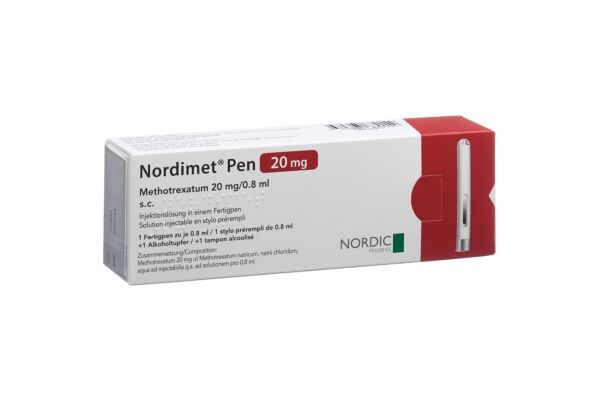 Nordimet sol inj 20 mg/0.8ml stylo prérempli