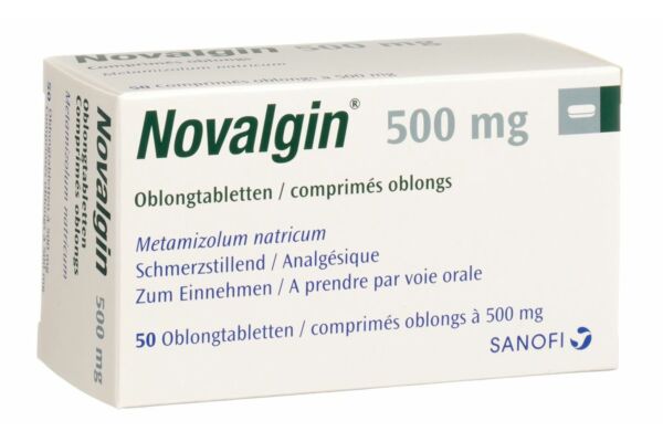 Novalgin Filmtabl 500 mg 50 Stk